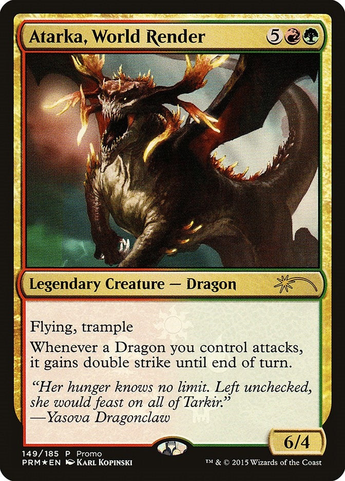 Image for Atarka, World Render (149) (Foil) (Unique and Miscellaneous Promos) (UMP) - Magic: The Gathering