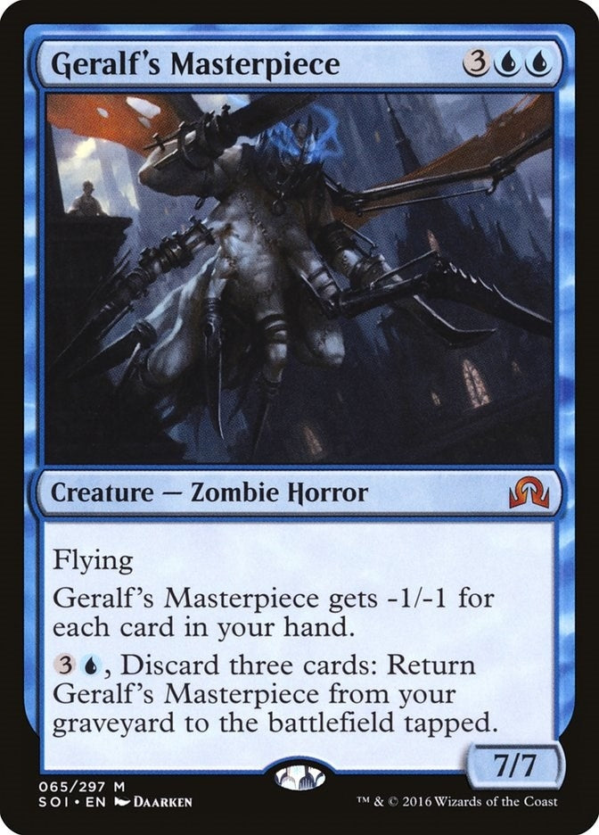 Image for Geralf's Masterpiece (65) (Shadows over Innistrad) (SOI) - Magic: The Gathering