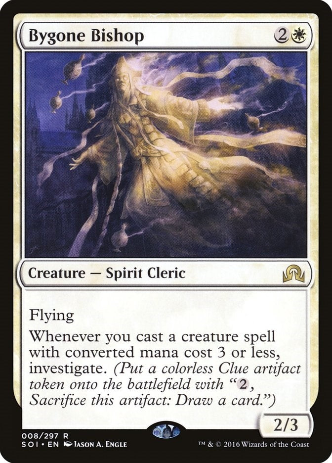 Image for Bygone Bishop (8) (Foil) (Shadows over Innistrad) (SOI) - Magic: The Gathering
