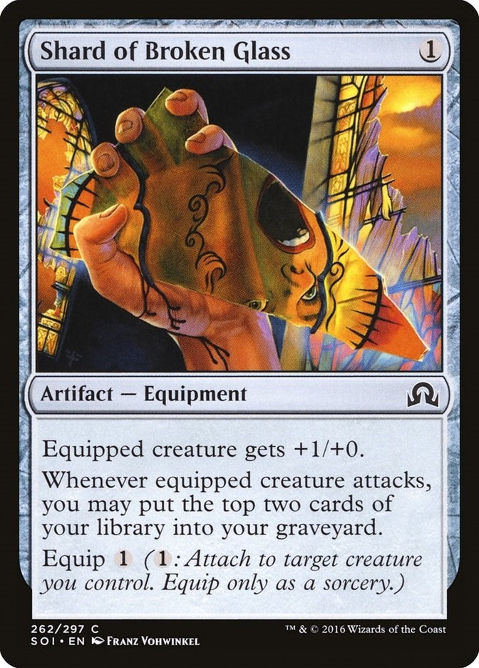 Image for Shard of Broken Glass (262) (Shadows over Innistrad) (SOI) - Magic: The Gathering