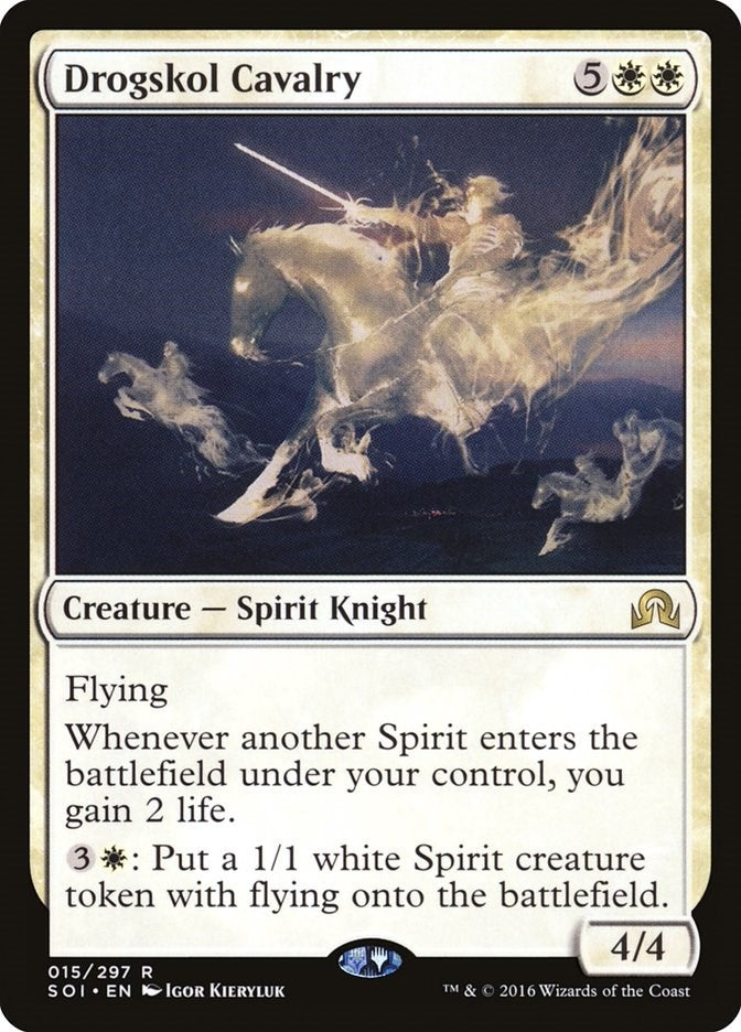 Image for Drogskol Cavalry (15) (Foil) (Shadows over Innistrad) (SOI) - Magic: The Gathering