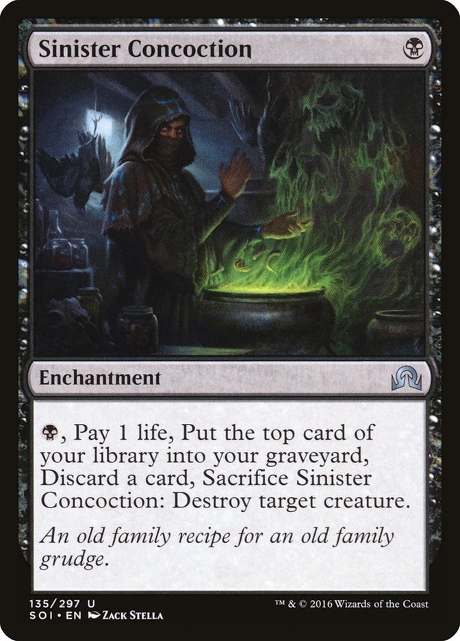 Image for Sinister Concoction (135) (Foil) (Shadows over Innistrad) (SOI) - Magic: The Gathering
