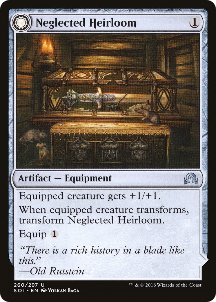 Image for Neglected Heirloom (260) (Foil) (Shadows over Innistrad) (SOI) - Magic: The Gathering