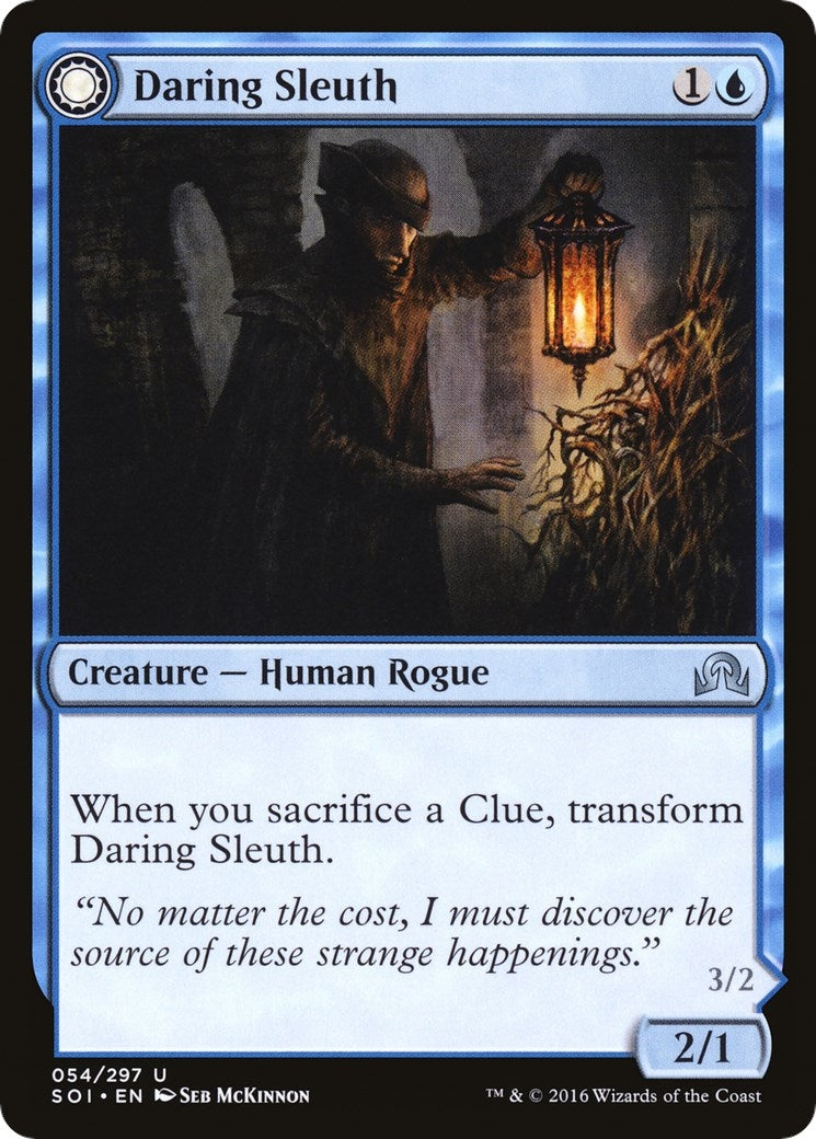 Image for Daring Sleuth (54) (Shadows over Innistrad) (SOI) - Magic: The Gathering