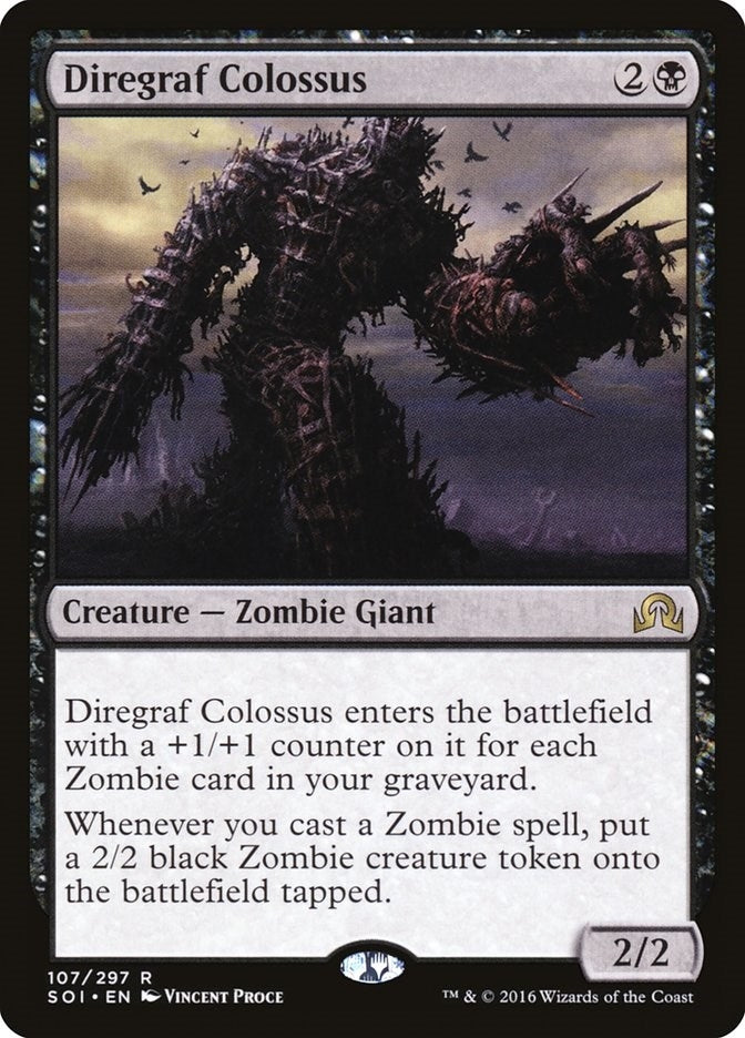 Image for Diregraf Colossus (107) (Foil) (Shadows over Innistrad) (SOI) - Magic: The Gathering