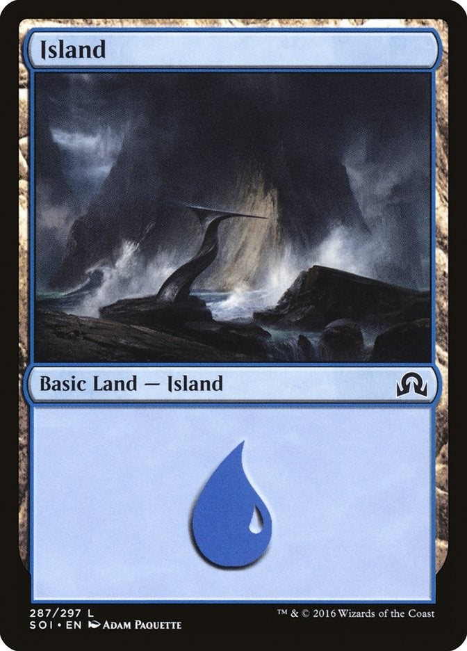 Image for Island (287) (287) (Shadows over Innistrad) (SOI) - Magic: The Gathering