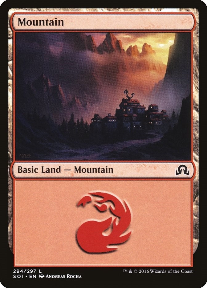 Image for Mountain (294) (294) (Shadows over Innistrad) (SOI) - Magic: The Gathering