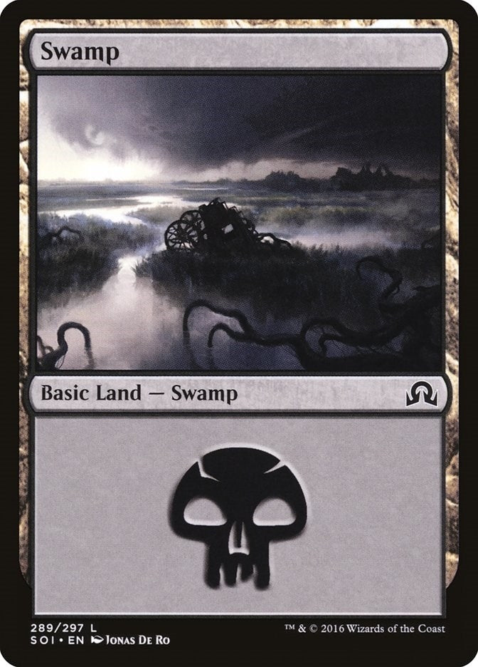 Image for Swamp (289) (289) (Shadows over Innistrad) (SOI) - Magic: The Gathering