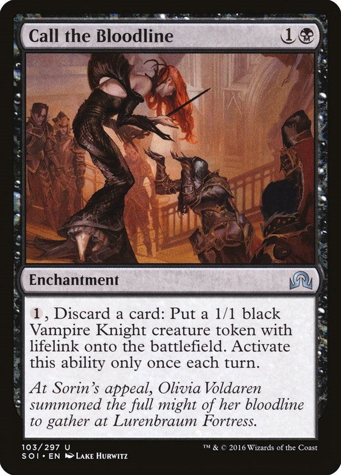 Image for Call the Bloodline (103) (Foil) (Shadows over Innistrad) (SOI) - Magic: The Gathering