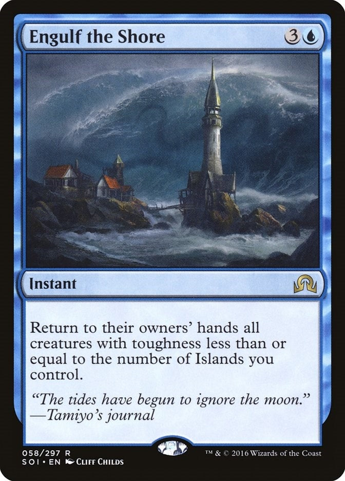Image for Engulf the Shore (58) (Foil) (Shadows over Innistrad) (SOI) - Magic: The Gathering