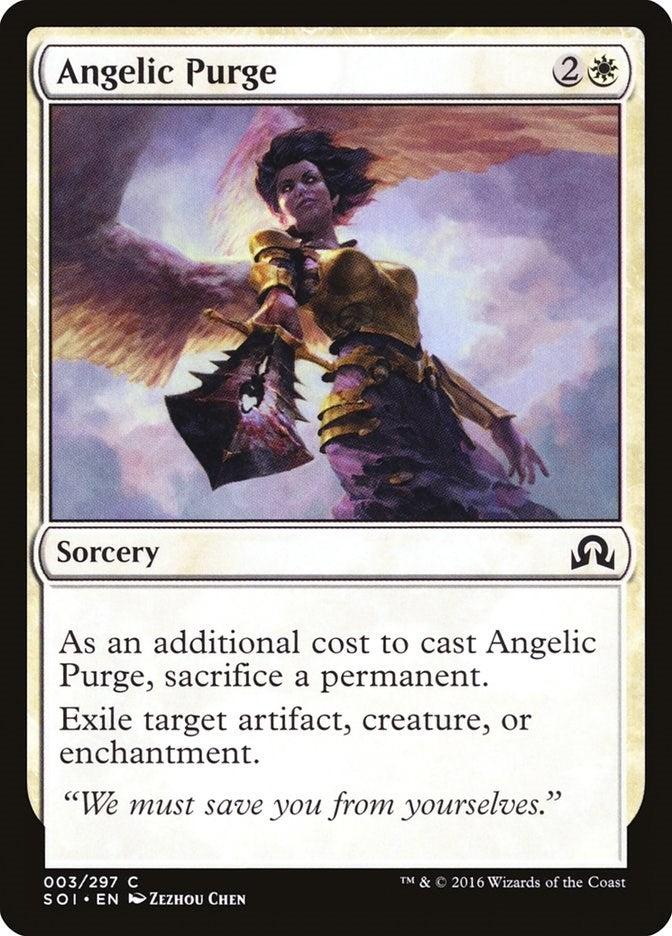 Image for Angelic Purge (3) (Shadows over Innistrad) (SOI) - Magic: The Gathering