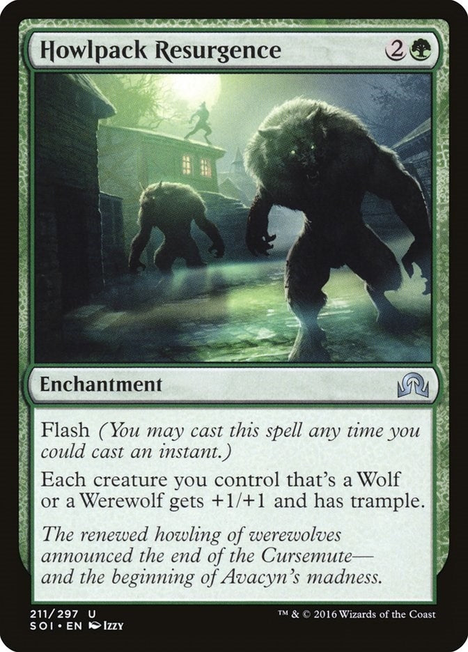 Image for Howlpack Resurgence (211) (Shadows over Innistrad) (SOI) - Magic: The Gathering