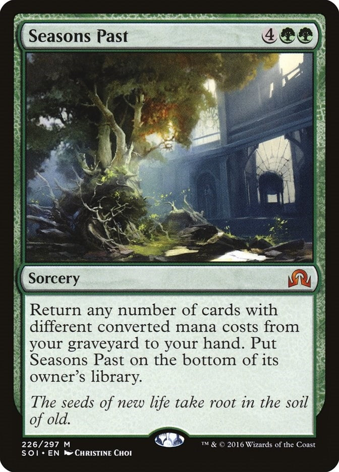 Image for Seasons Past (226) (Shadows over Innistrad) (SOI) - Magic: The Gathering