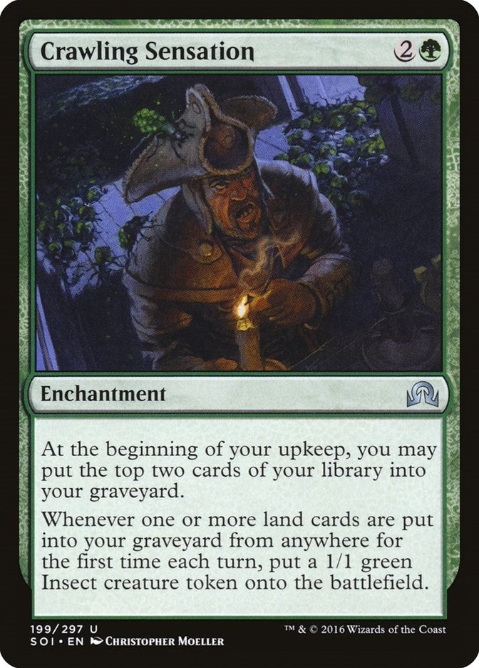 Image for Crawling Sensation (199) (Shadows over Innistrad) (SOI) - Magic: The Gathering