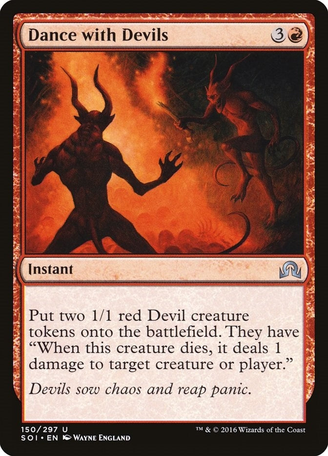 Image for Dance with Devils (150) (Shadows over Innistrad) (SOI) - Magic: The Gathering