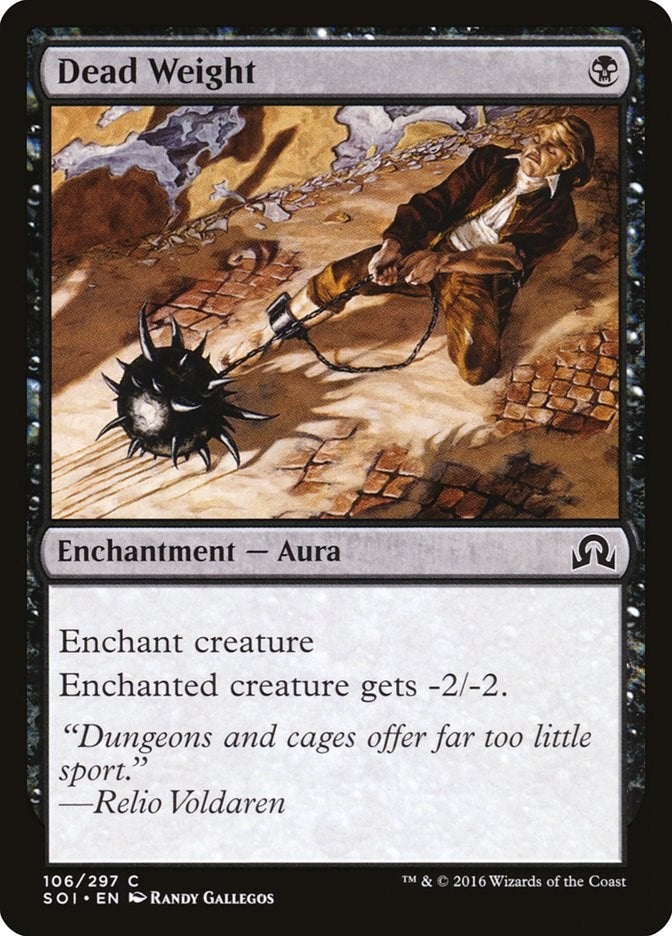 Image for Dead Weight (106) (Foil) (Shadows over Innistrad) (SOI) - Magic: The Gathering