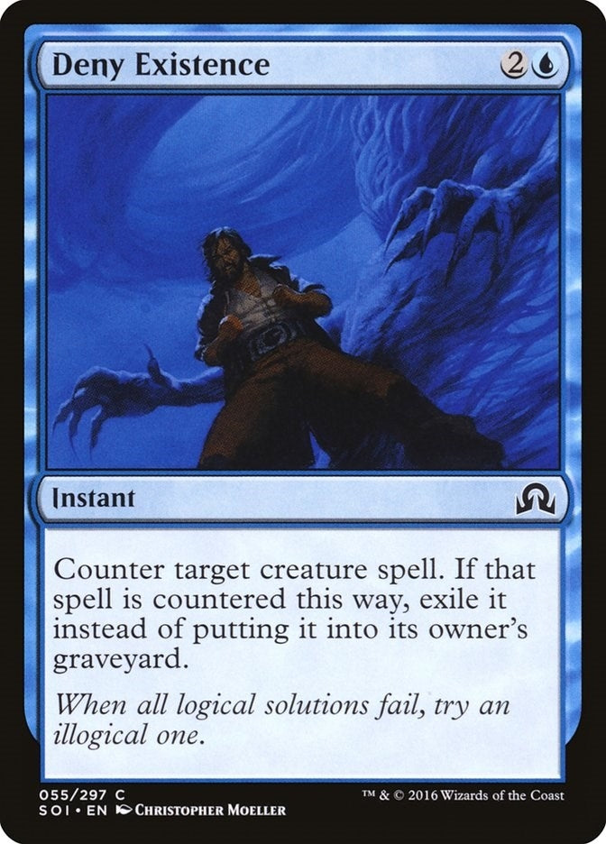 Image for Deny Existence (55) (Foil) (Shadows over Innistrad) (SOI) - Magic: The Gathering