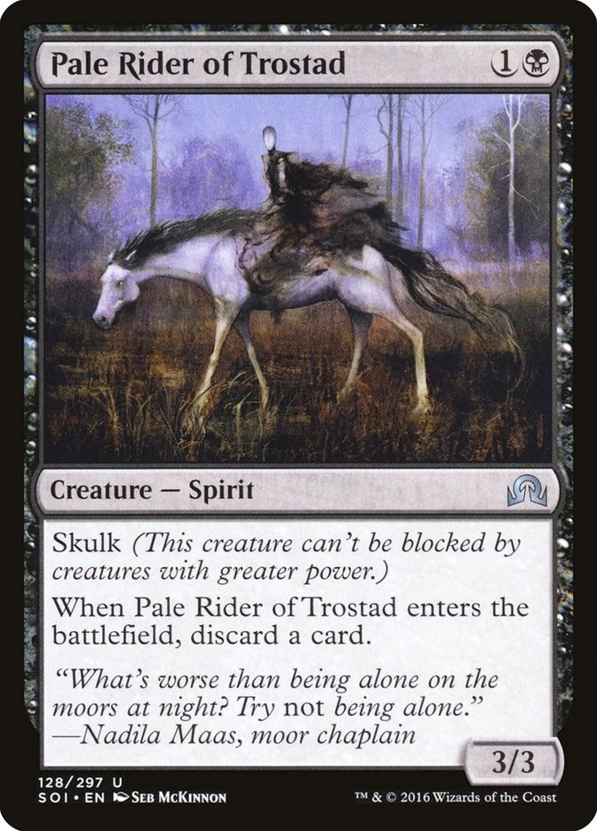 Image for Pale Rider of Trostad (128) (Shadows over Innistrad) (SOI) - Magic: The Gathering