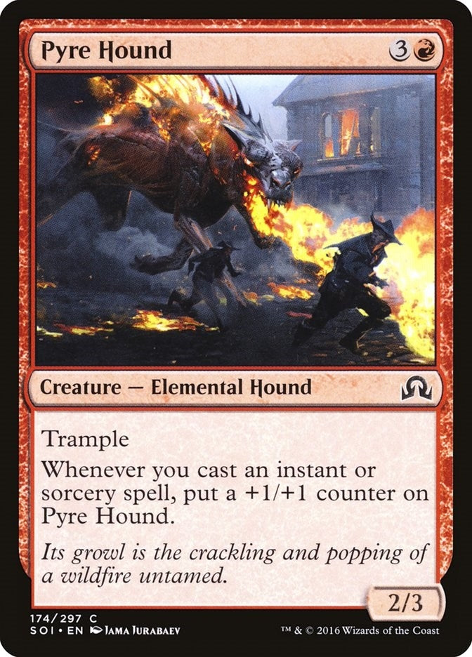Image for Pyre Hound (174) (Shadows over Innistrad) (SOI) - Magic: The Gathering