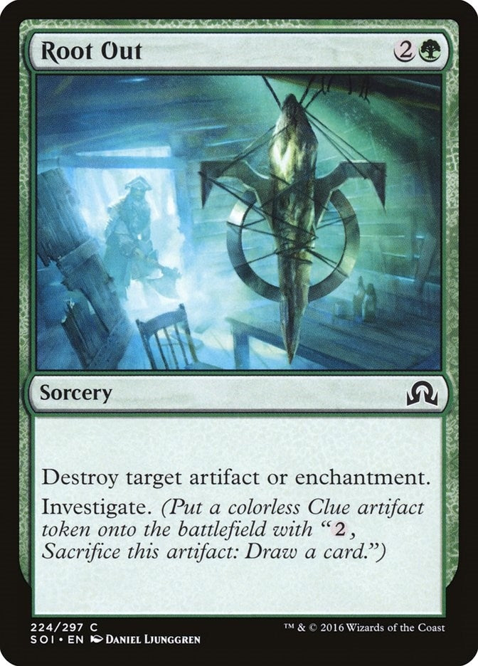 Image for Root Out (224) (Foil) (Shadows over Innistrad) (SOI) - Magic: The Gathering