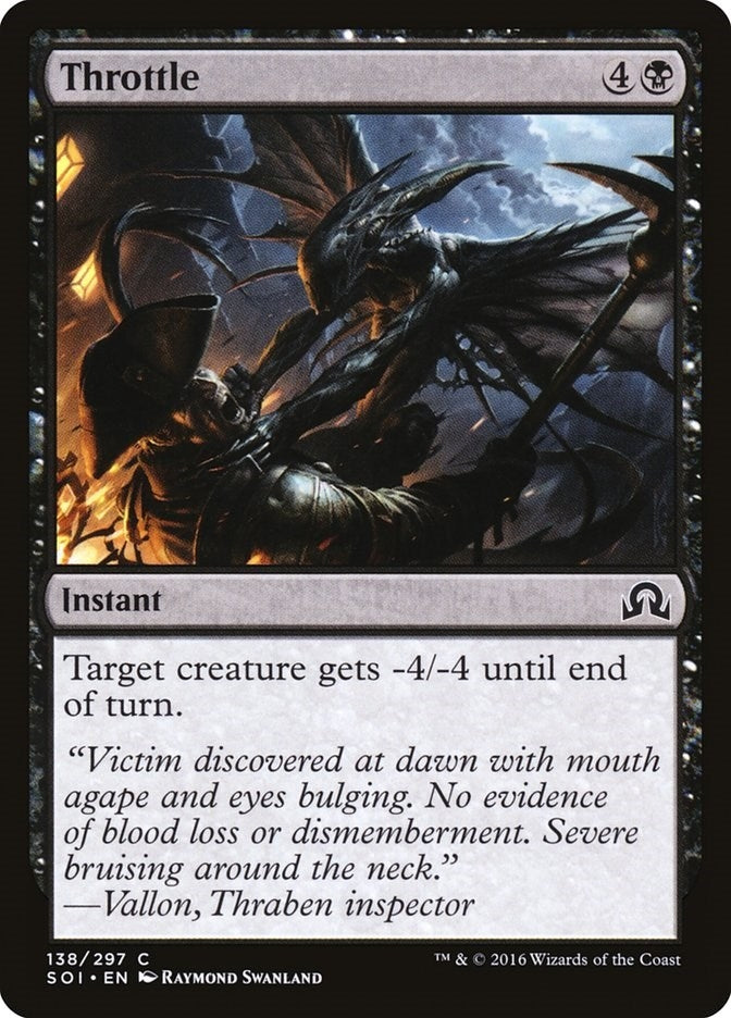 Image for Throttle (138) (Foil) (Shadows over Innistrad) (SOI) - Magic: The Gathering