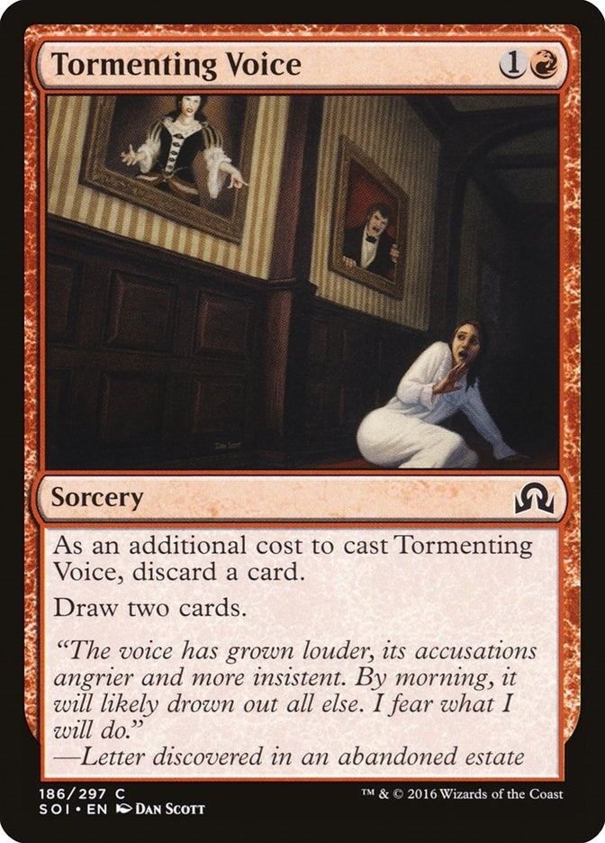 Image for Tormenting Voice (186) (Foil) (Shadows over Innistrad) (SOI) - Magic: The Gathering