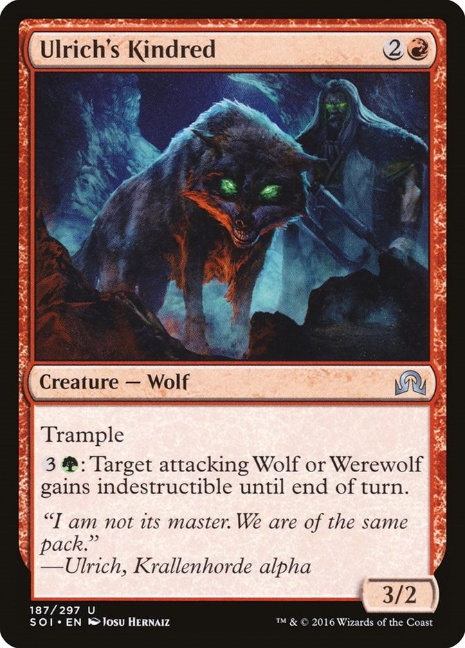 Image for Ulrich's Kindred (187) (Shadows over Innistrad) (SOI) - Magic: The Gathering