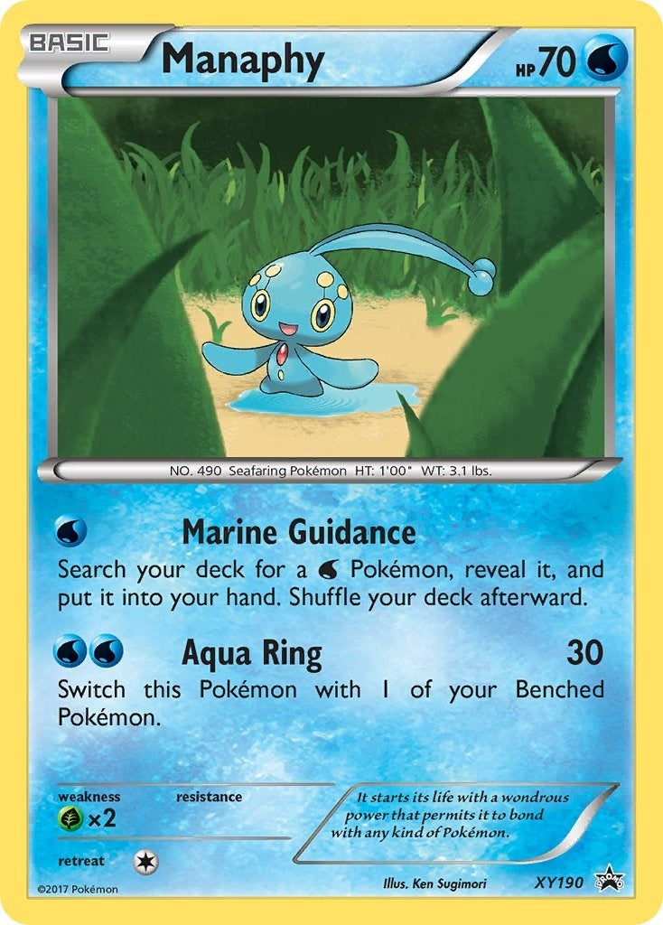 Image for Manaphy - XY190 (XY190) (XY Promos) - Pokemon