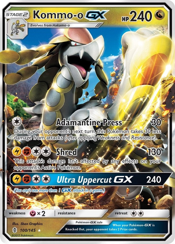 Image for Kommo-o GX (100/145) (SM - Guardians Rising) - Pokemon