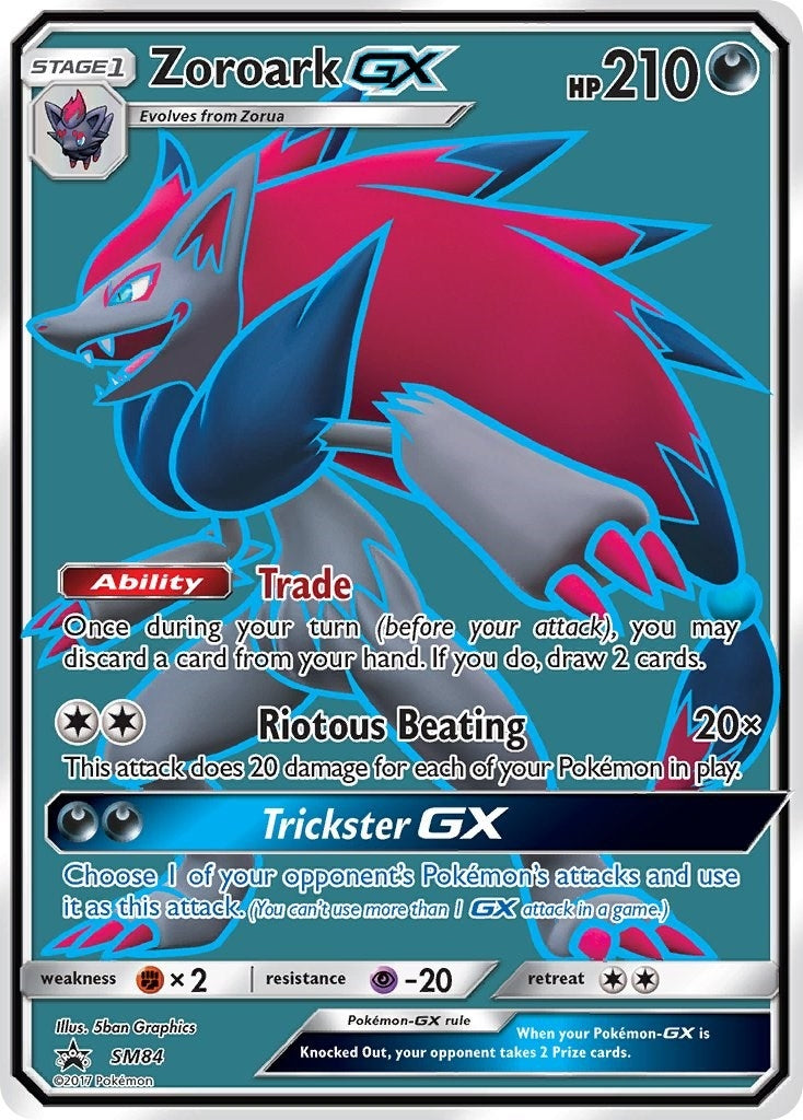 Image for Zoroark GX - SM84 (SM84) (SM Promos) - Pokemon