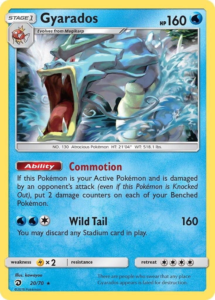 Image for Gyarados (20/70) (Dragon Majesty) - Pokemon