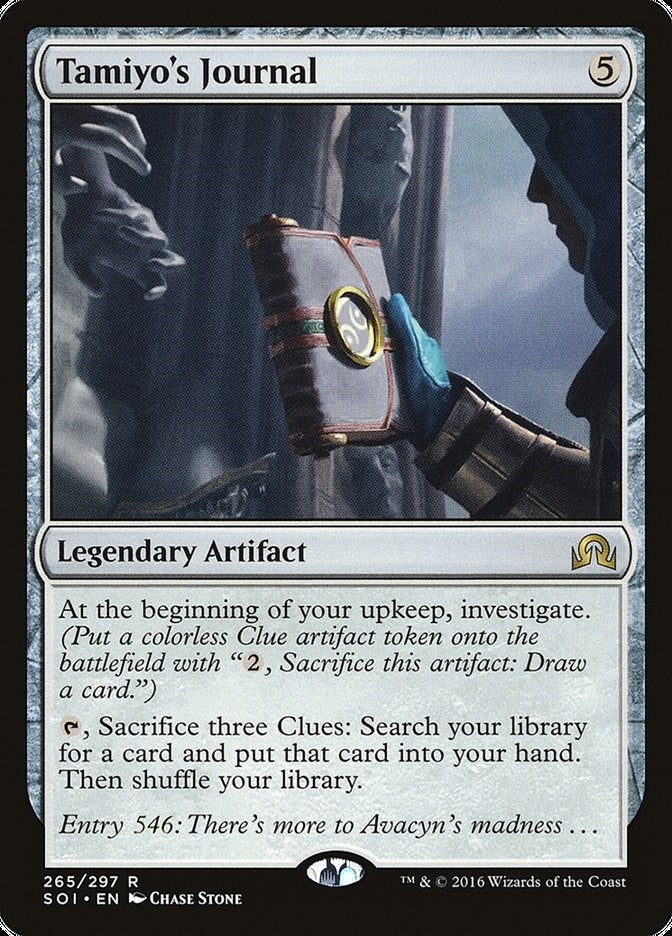 Image for Tamiyo's Journal (Entry 546) (265) (Shadows over Innistrad) (SOI) - Magic: The Gathering