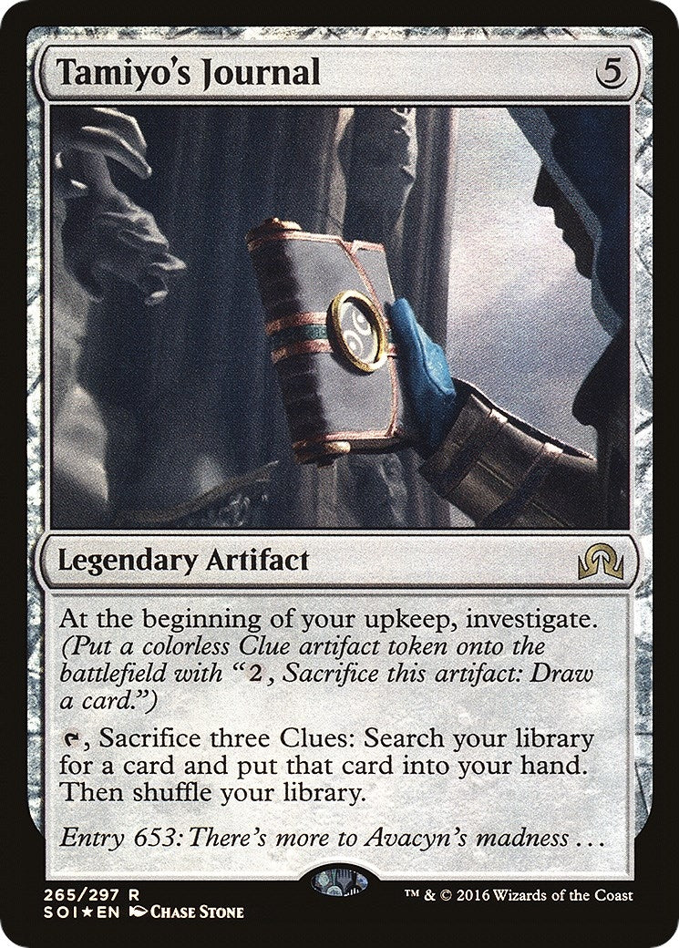 Image for Tamiyo's Journal (Entry 653) (265) (Foil) (Shadows over Innistrad) (SOI) - Magic: The Gathering