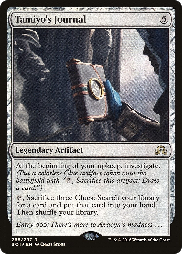 Image for Tamiyo's Journal (Entry 855) (265) (Foil) (Shadows over Innistrad) (SOI) - Magic: The Gathering