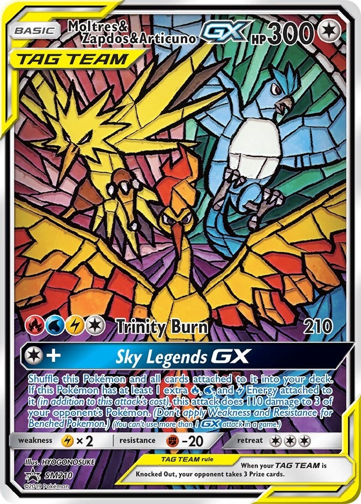 Image for Moltres & Zapdos & Articuno GX (SM210) (SM Promos) - Pokemon