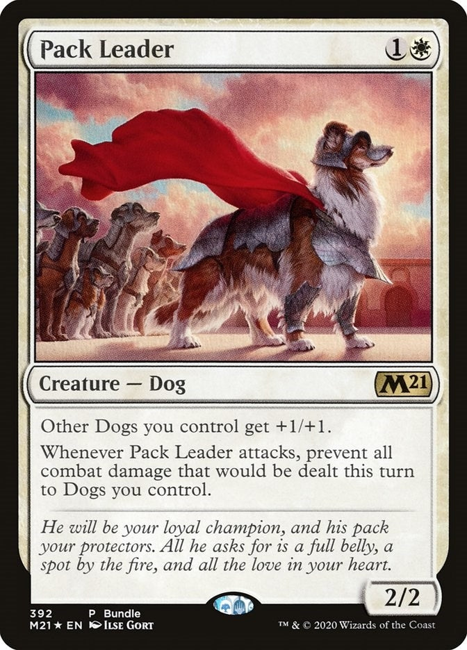 Image for Pack Leader (M21 Bundle) (392) (Foil) (Unique and Miscellaneous Promos) (UMP) - Magic: The Gathering