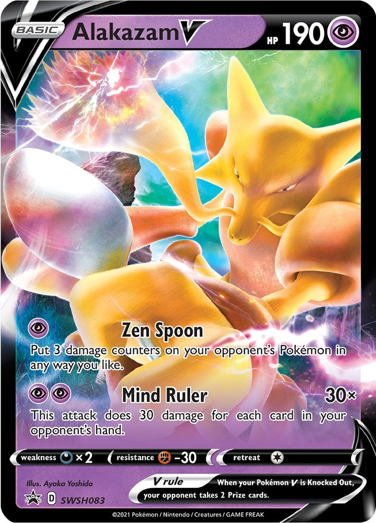 Image for Alakazam V - SWSH083 (SWSH083) (SWSH: Sword & Shield Promo Cards) - Pokemon