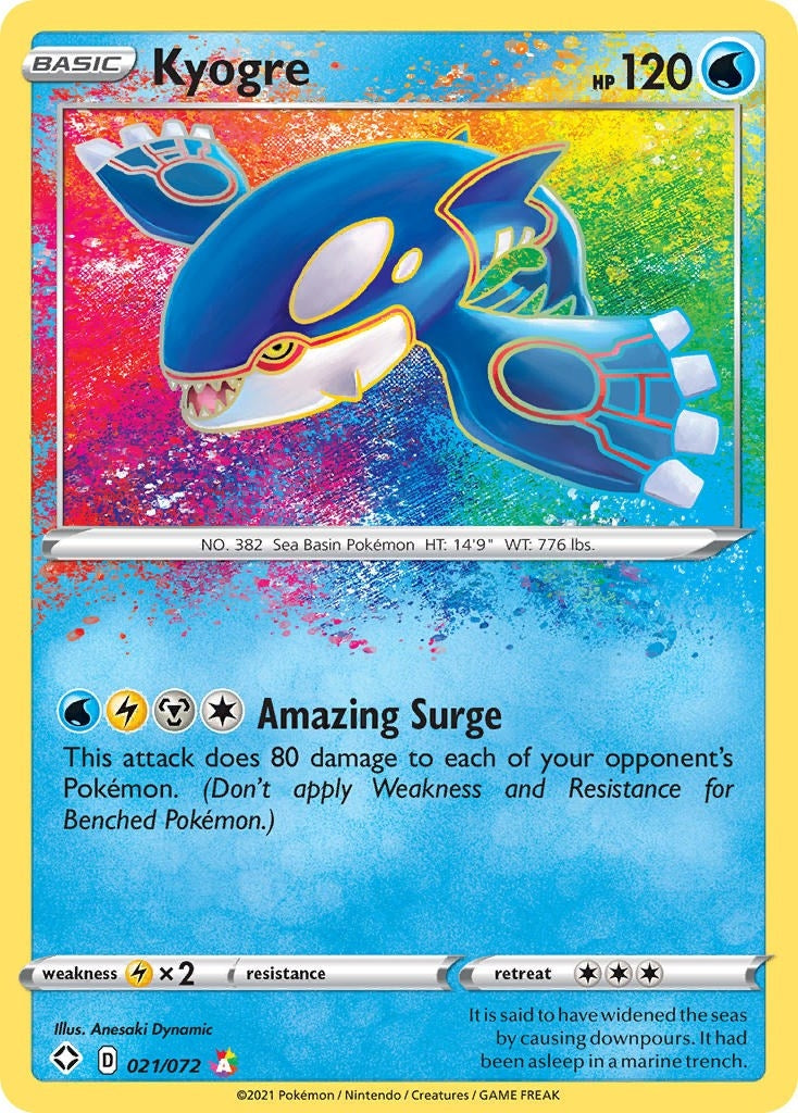 Kyogre (021/072) (Shining Fates)