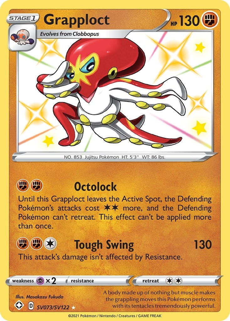 Image for Grapploct (SV073/SV122) (Shining Fates: Shiny Vault) - Pokemon