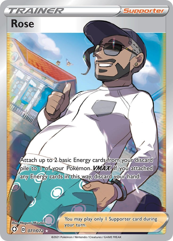Image for Rose (Full Art) (071/072) (Shining Fates) - Pokemon