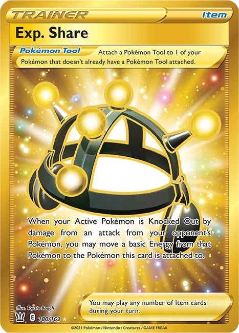 Exp. Share (Secret) (180/163) (SWSH05: Battle Styles)