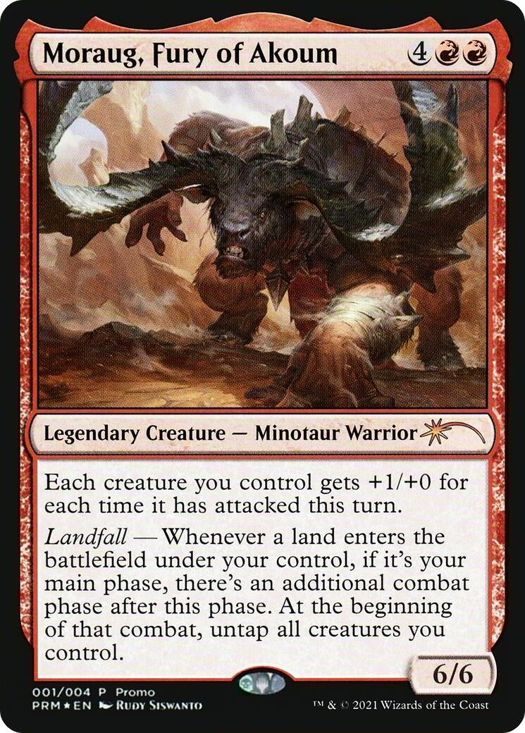Image for Moraug, Fury of Akoum (1) (Foil) (Unique and Miscellaneous Promos) (UMP) - Magic: The Gathering