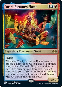 Image for Yusri, Fortune's Flame (MH2 Bundle) (492) (Foil) (Unique and Miscellaneous Promos) (UMP) - Magic: The Gathering