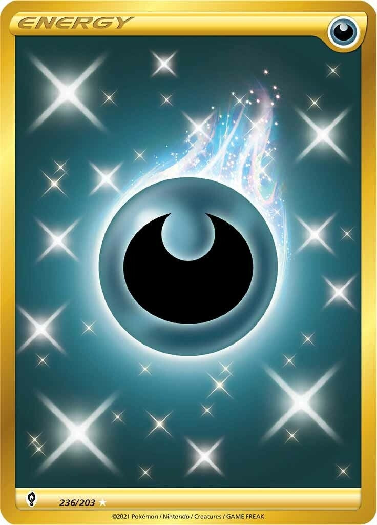 Darkness Energy (Secret) (236/203) (SWSH07: Evolving Skies)