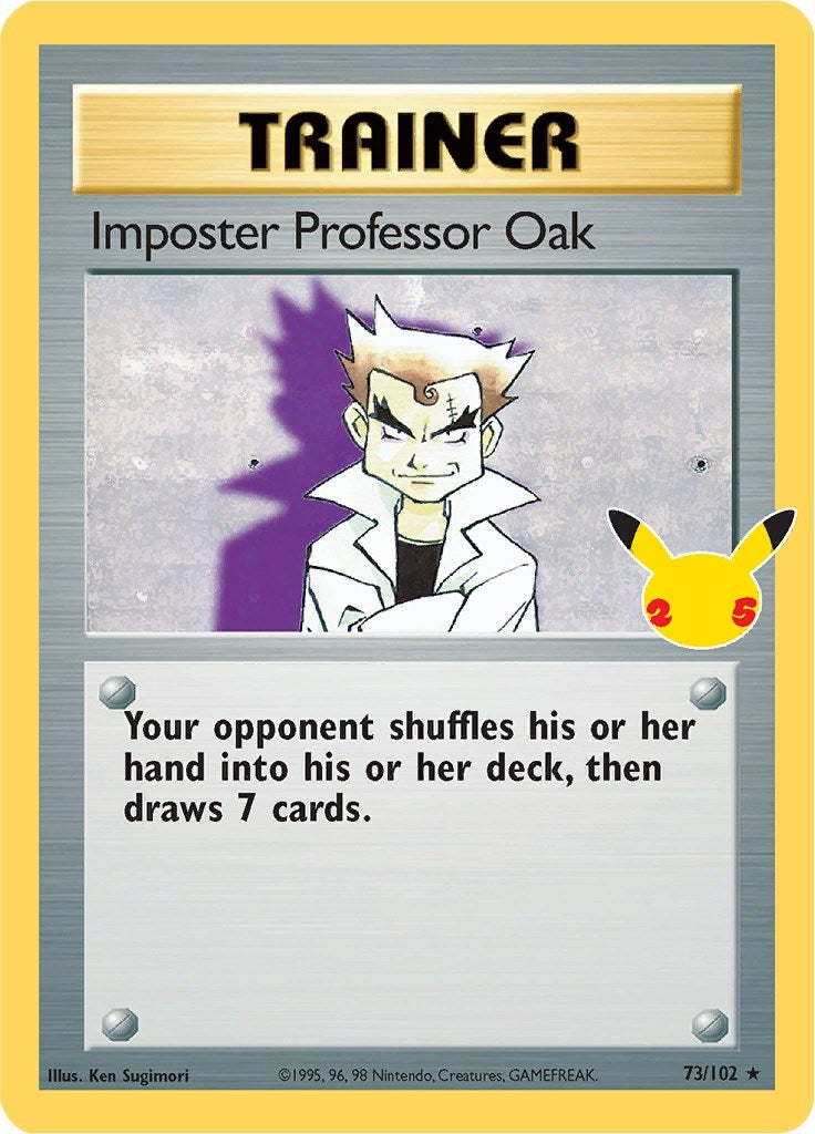 Imposter Professor Oak (73/102) (Celebrations: Classic Collection)