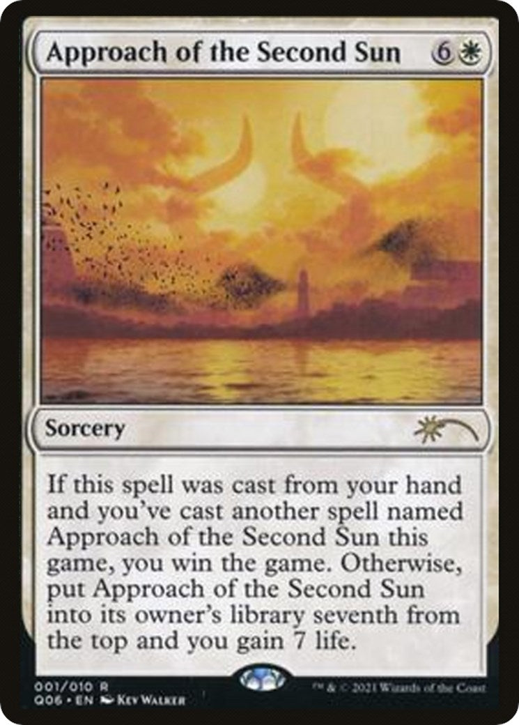 Image for Approach of the Second Sun (1) (Unique and Miscellaneous Promos) (UMP) - Magic: The Gathering