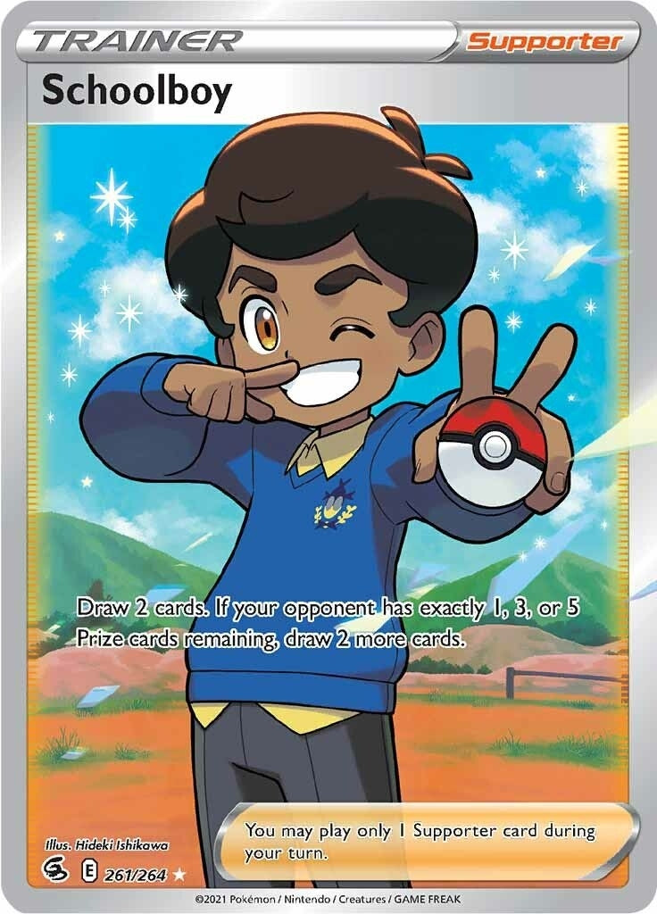 Image for Schoolboy (Full Art) (261/264) (SWSH08: Fusion Strike) - Pokemon