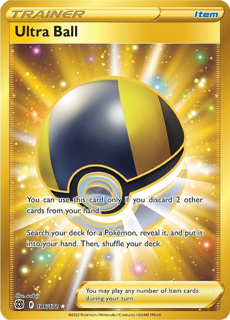 Image for Ultra Ball (Secret) (186/172) (SWSH09: Brilliant Stars) - Pokemon