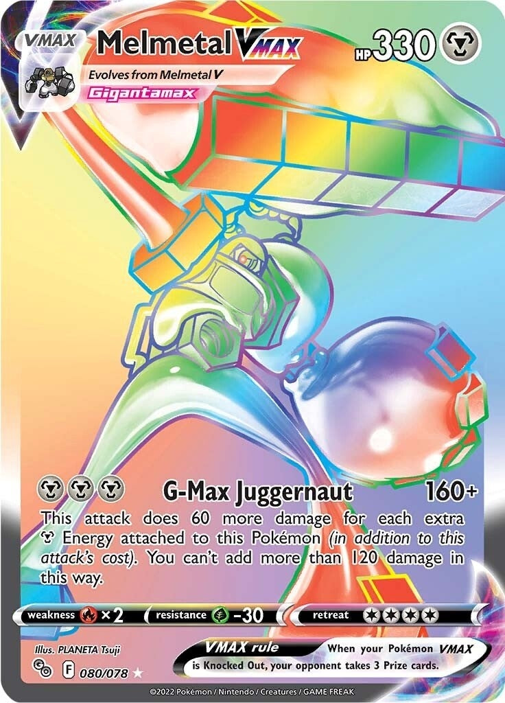 Melmetal VMAX (Secret) (080/078) (Pokemon GO)