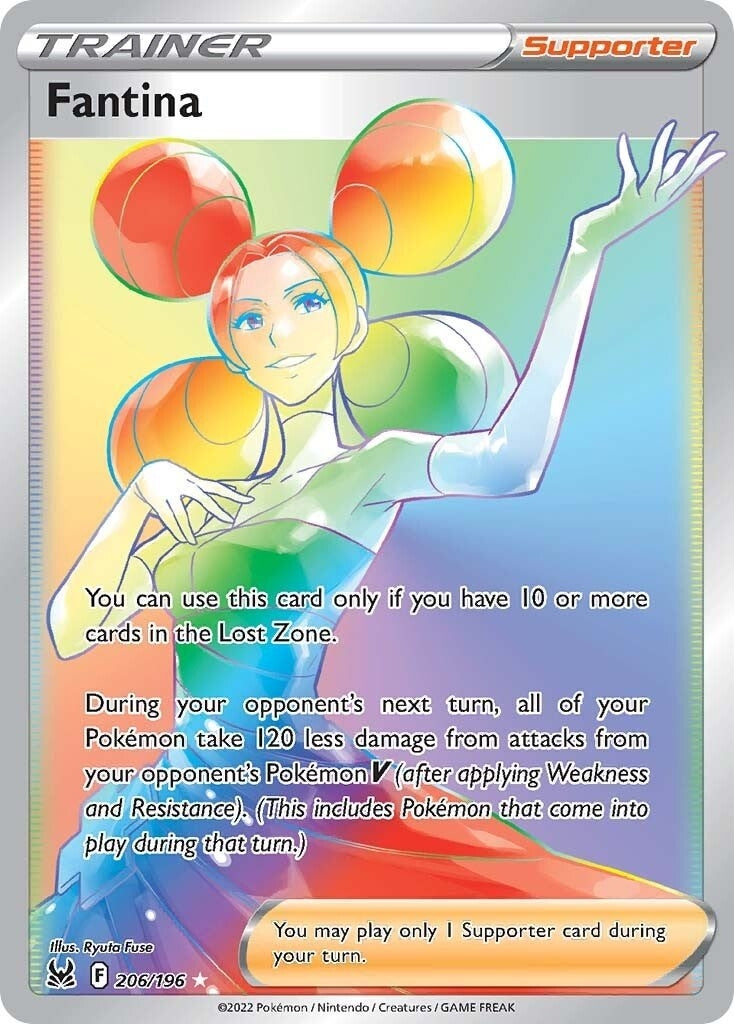 Fantina (Secret) (206/196) (SWSH11: Lost Origin)